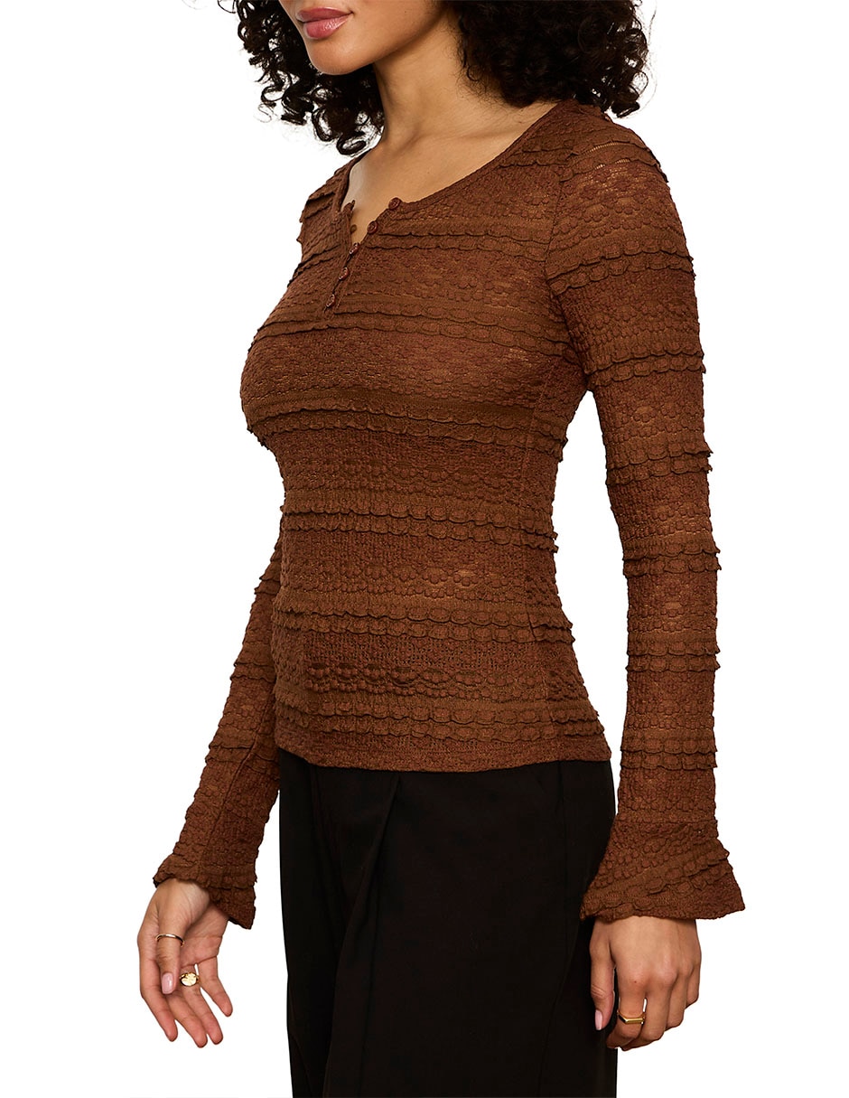 Blusa manga larga para mujer 2