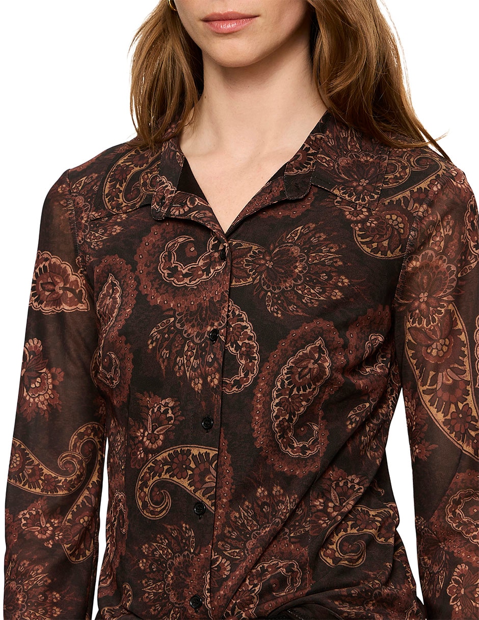 Blusa manga larga para mujer 5