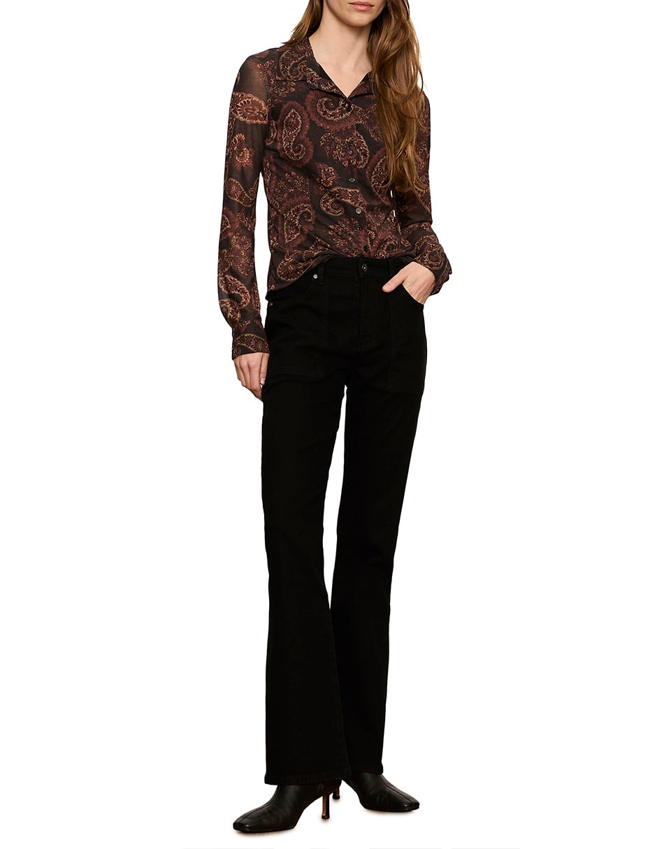 Blusa manga larga para mujer 3