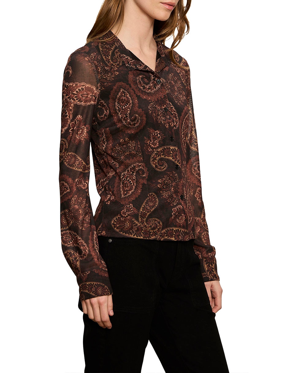 Blusa manga larga para mujer 6