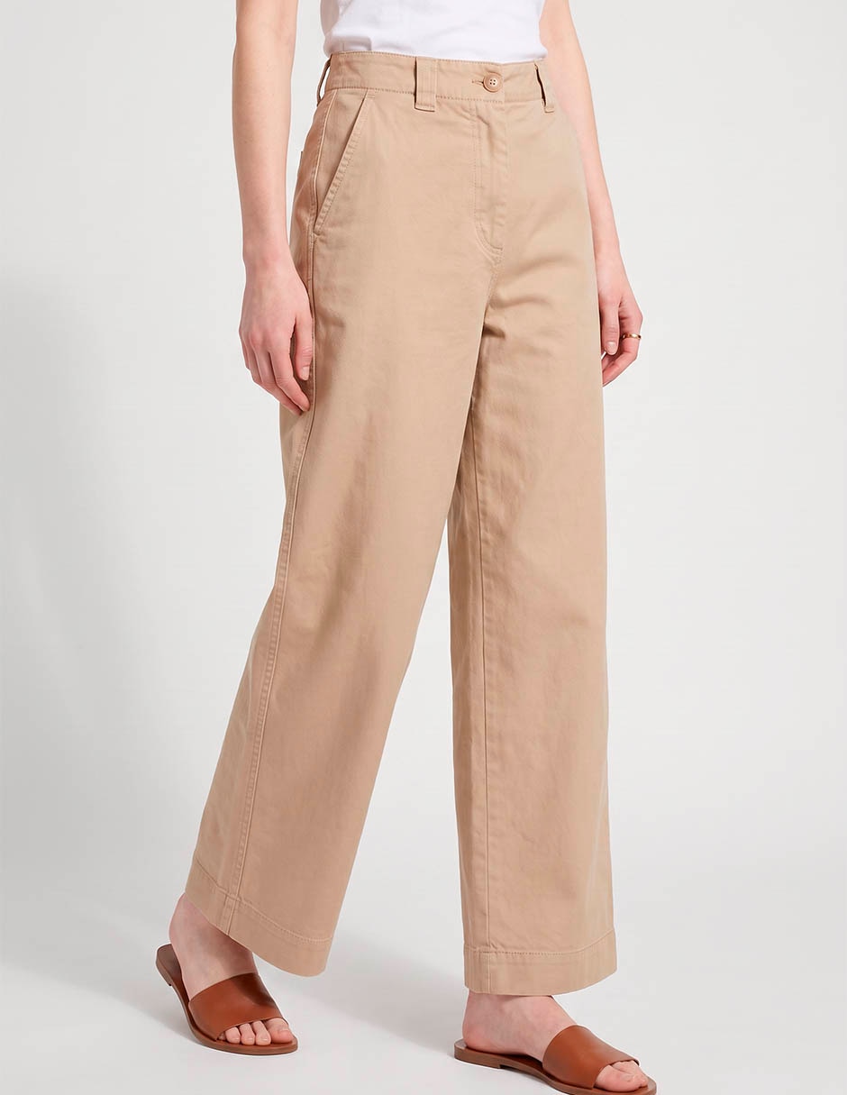 Pantalón relaxed wide leg para mujer Pantalón relaxed wide leg para mujer