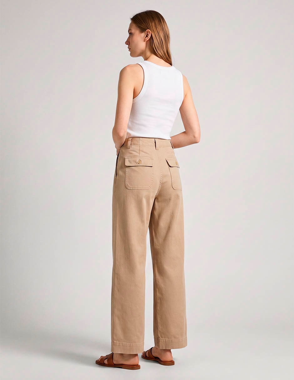 Pantalón relaxed wide leg para mujer 3