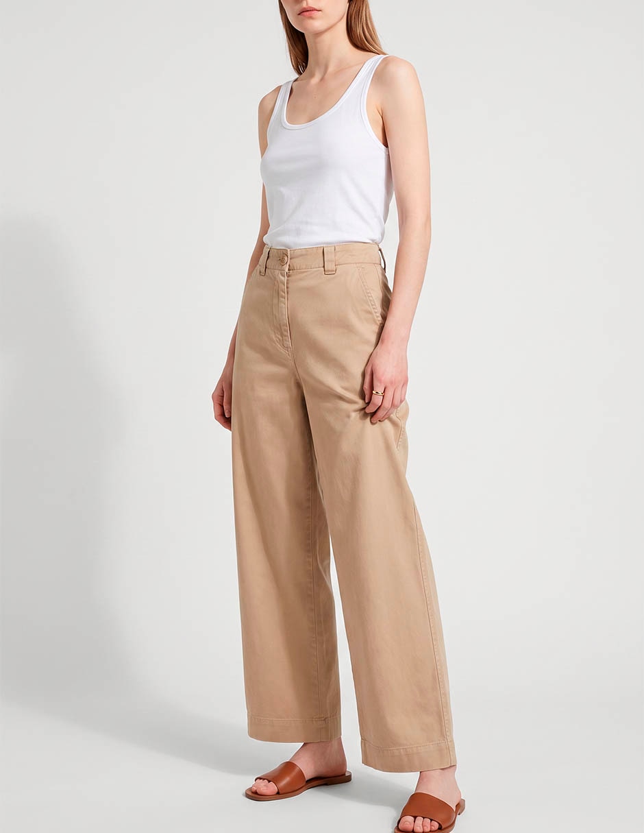 Pantalón relaxed wide leg para mujer 2