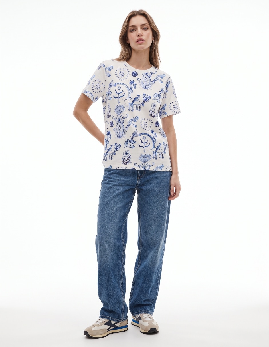 Playera manga Corta no aplica cuello Redondo para mujer 2