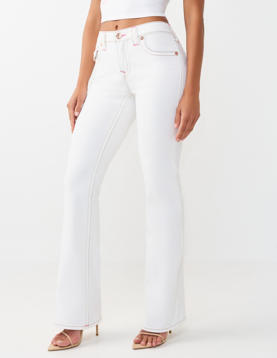 Jeans boot corte cintura para mujer Jeans boot corte cintura para mujer
