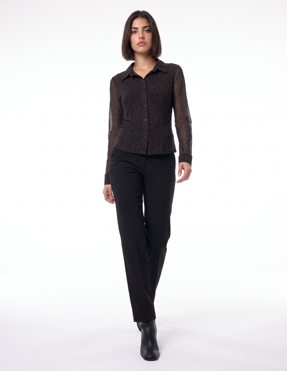 Blusa manga larga para mujer 3