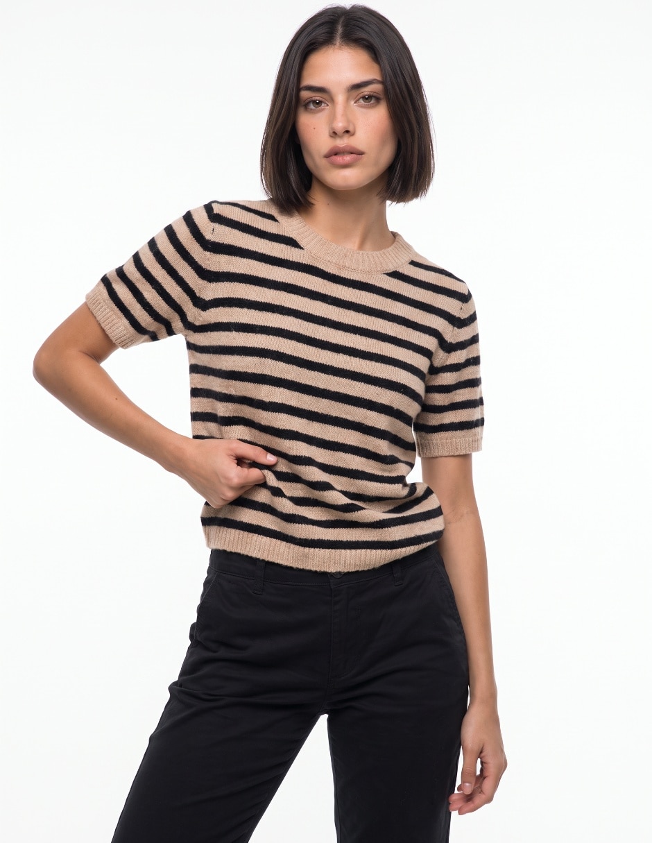 Suéter cuello redondo para mujer Suéter cuello redondo para mujer