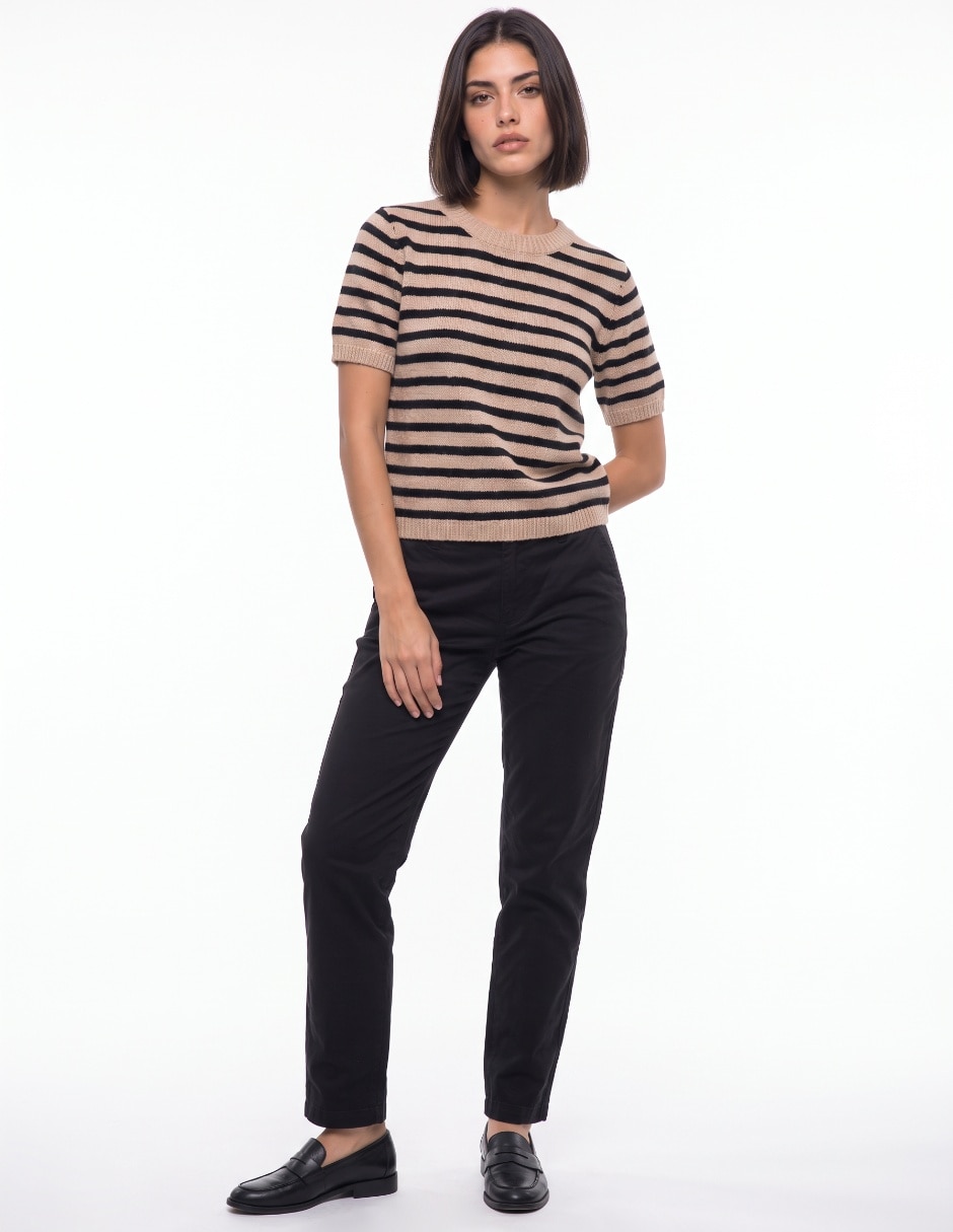 Suéter cuello redondo para mujer 3