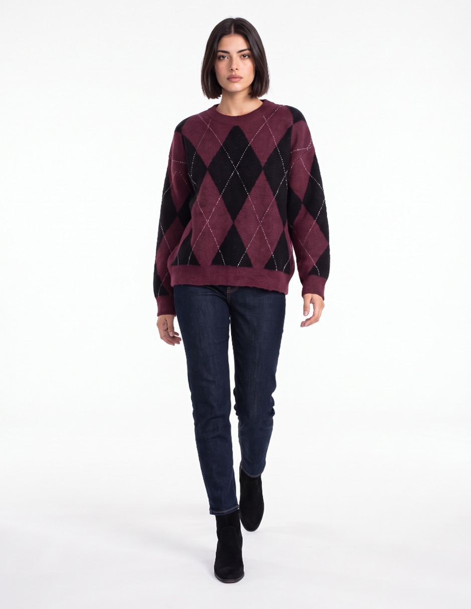 Suéter cuello redondo para mujer 3