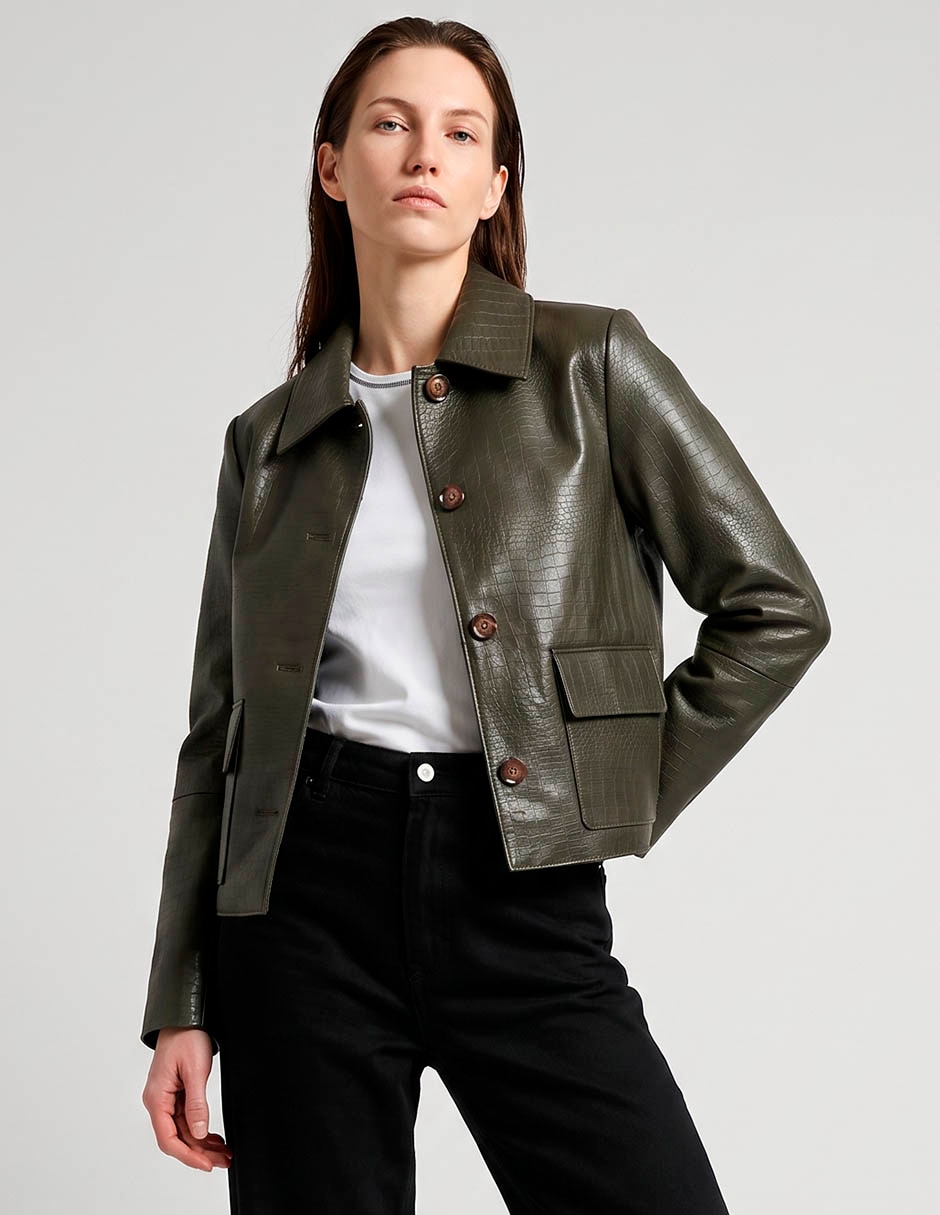 Chamarra de piel para mujer Chamarra de piel para mujer