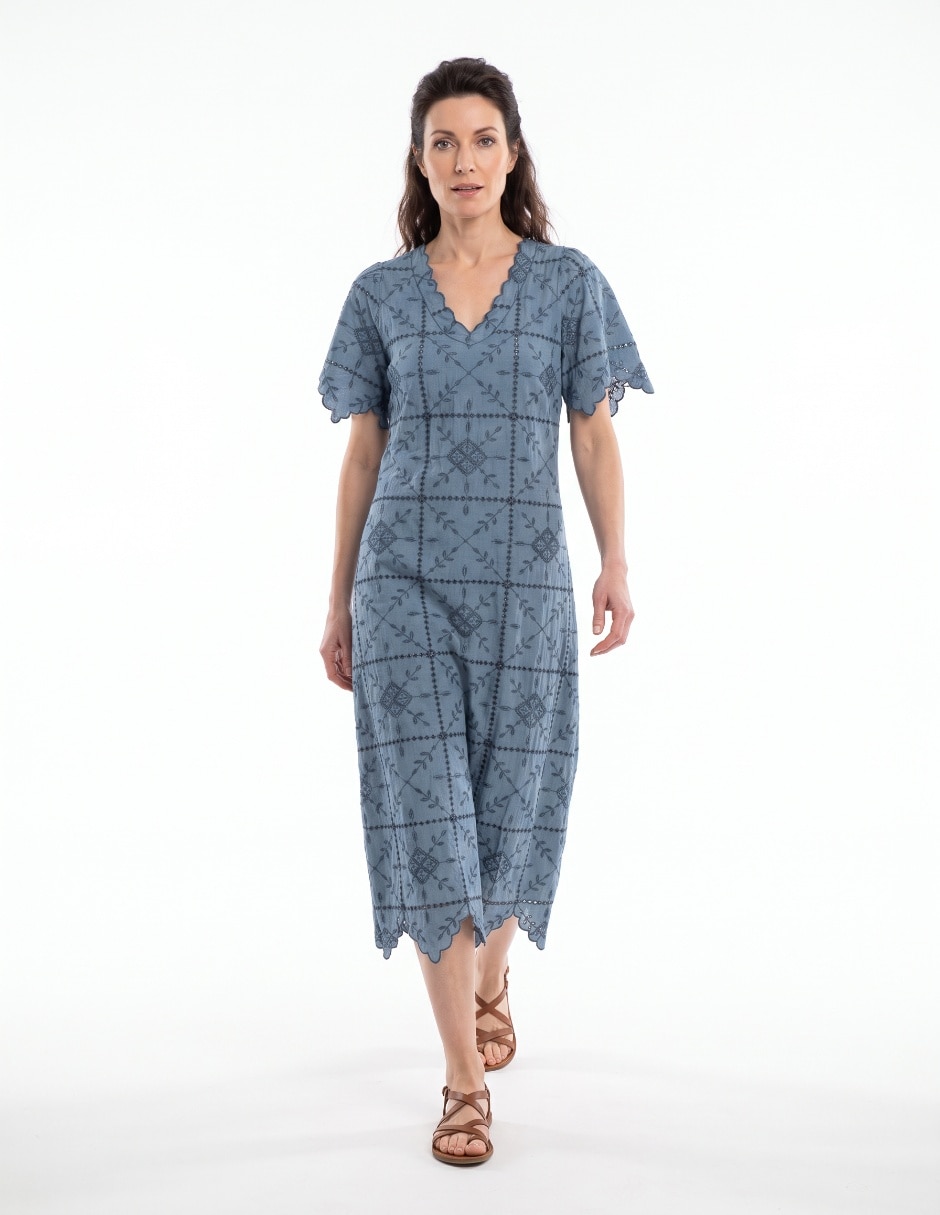 Vestido midi casual para mujer Vestido midi casual para mujer