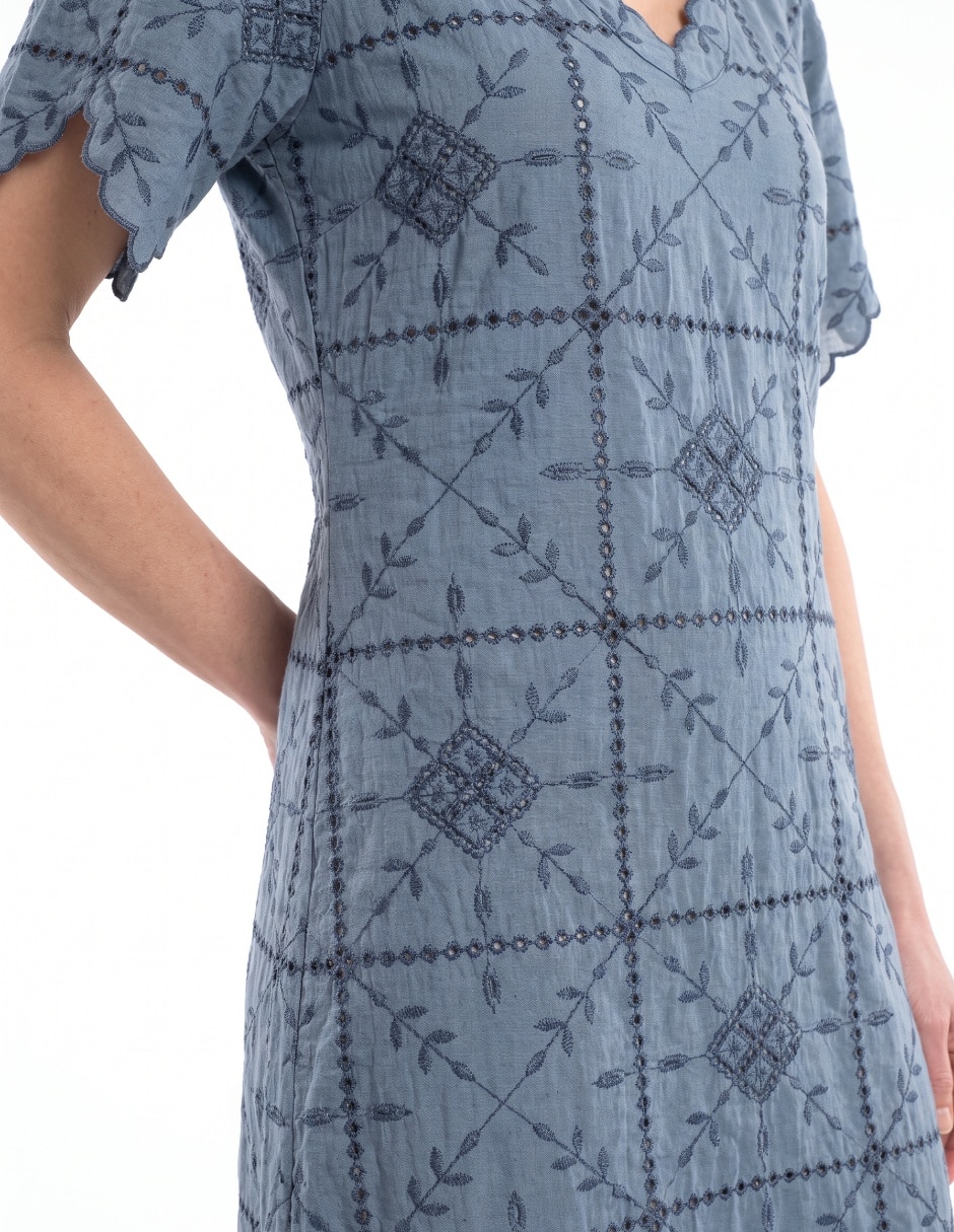 Vestido midi casual para mujer 4