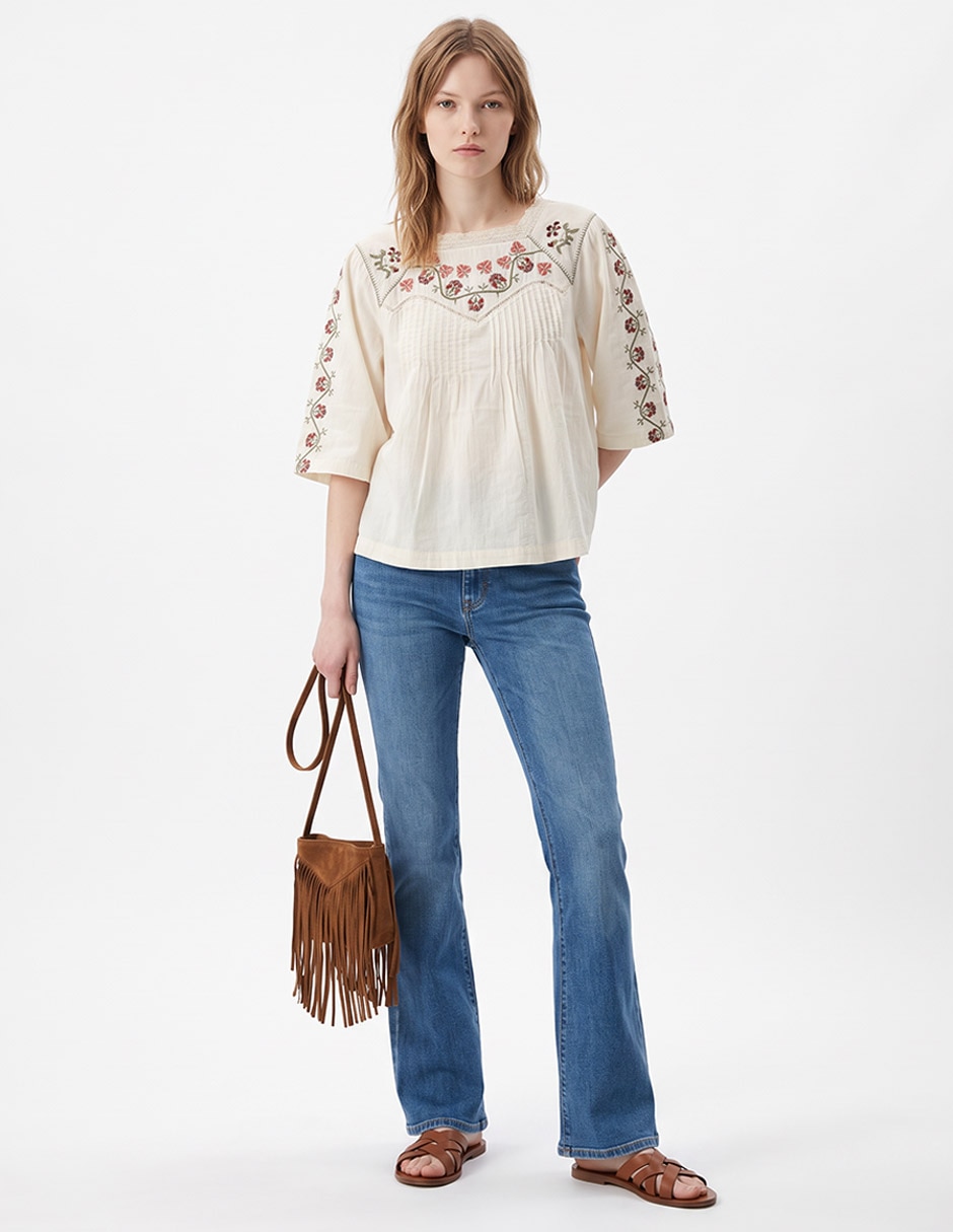 Blusa manga 3/4 para mujer 3