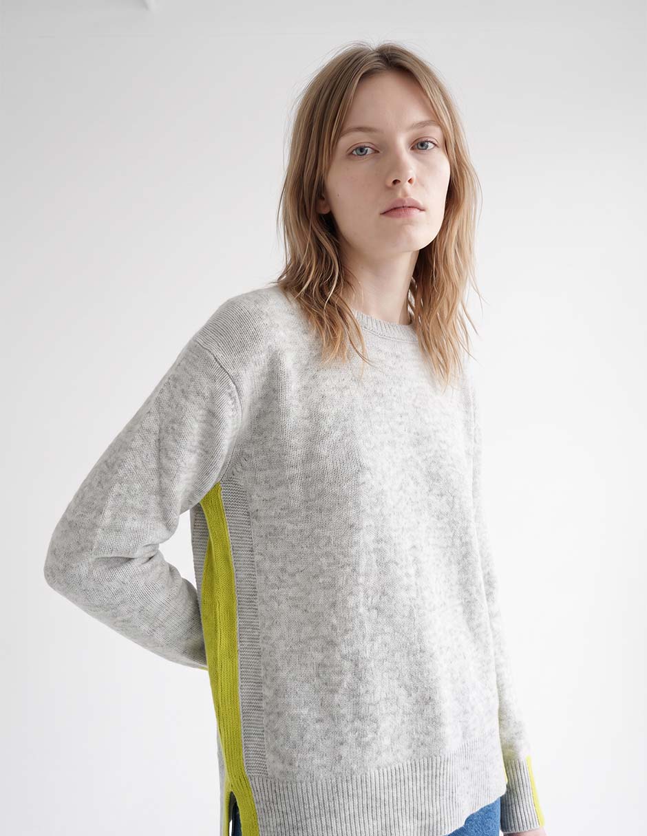 Suéter cuello redondo para mujer 4