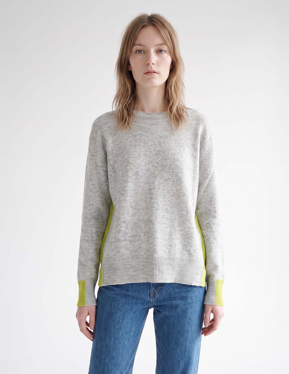 Suéter cuello redondo para mujer 2