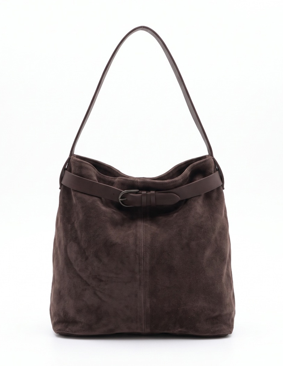 Bolsa hobo de piel para mujer