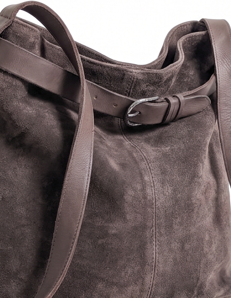 Bolsa hobo de piel para mujer 4