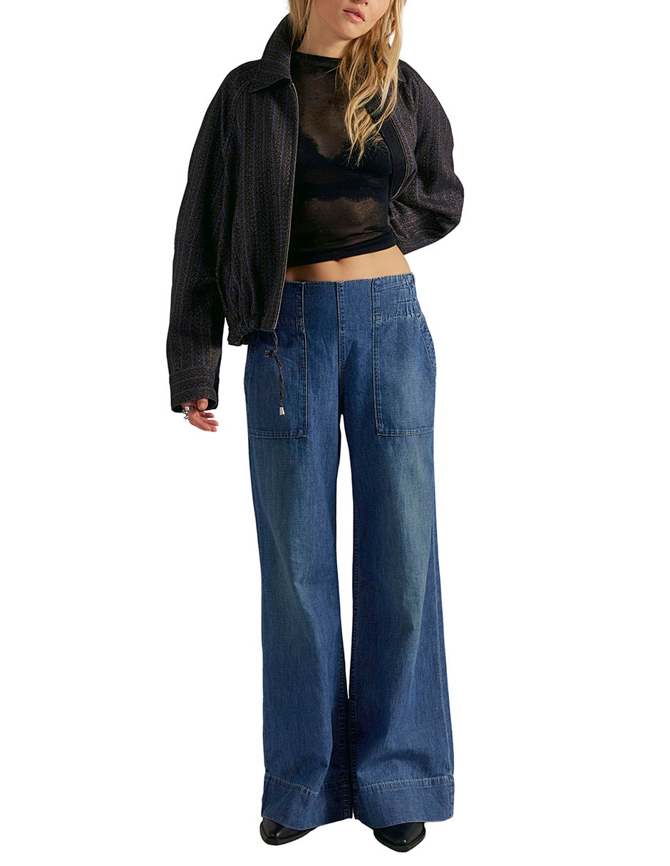 Jeans carpenter acampanadopara mujer Jeans carpenter acampanadopara mujer
