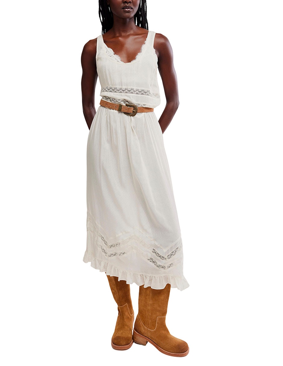 Vestido midi casual para mujer