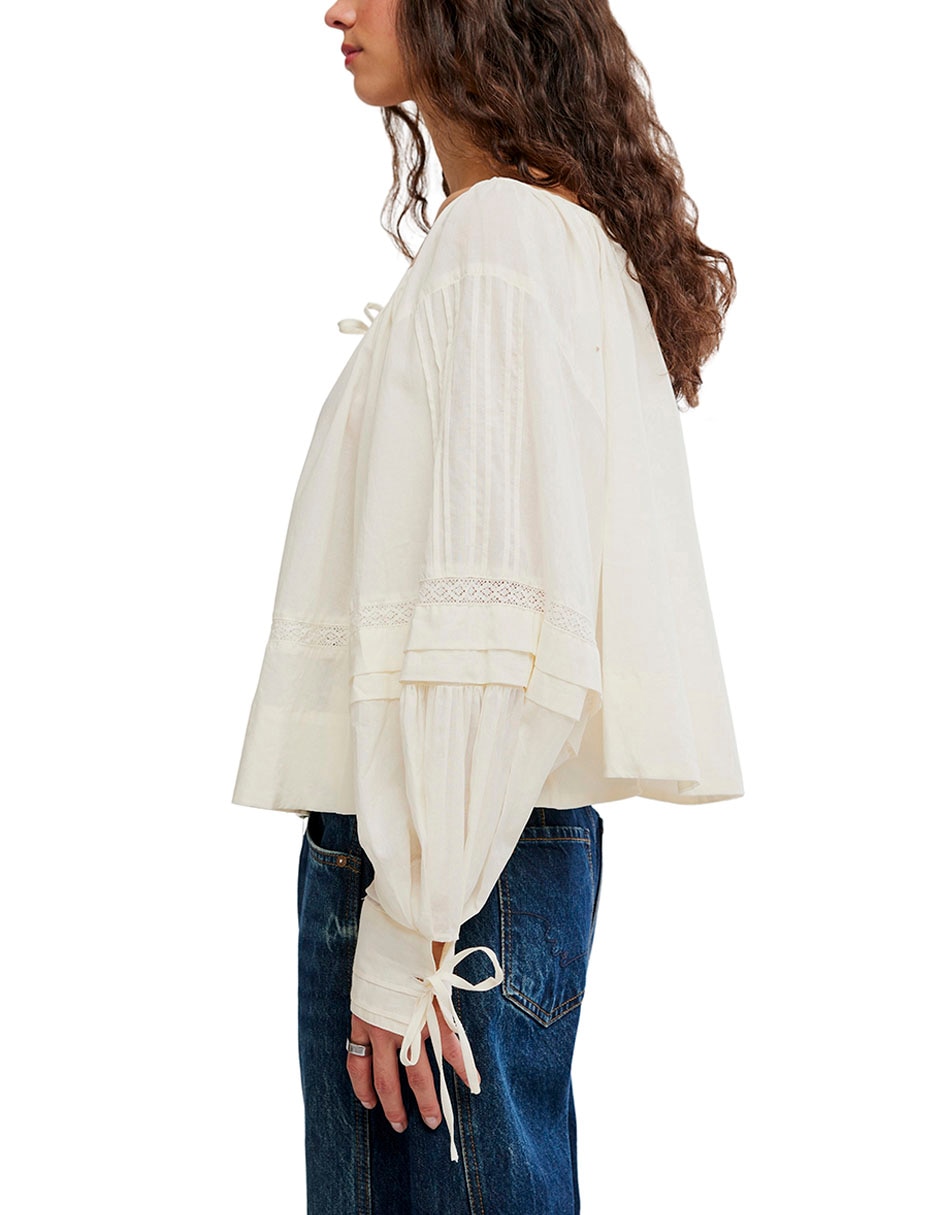 Blusa Adolfo Dominguez manga al codo para mujer 5