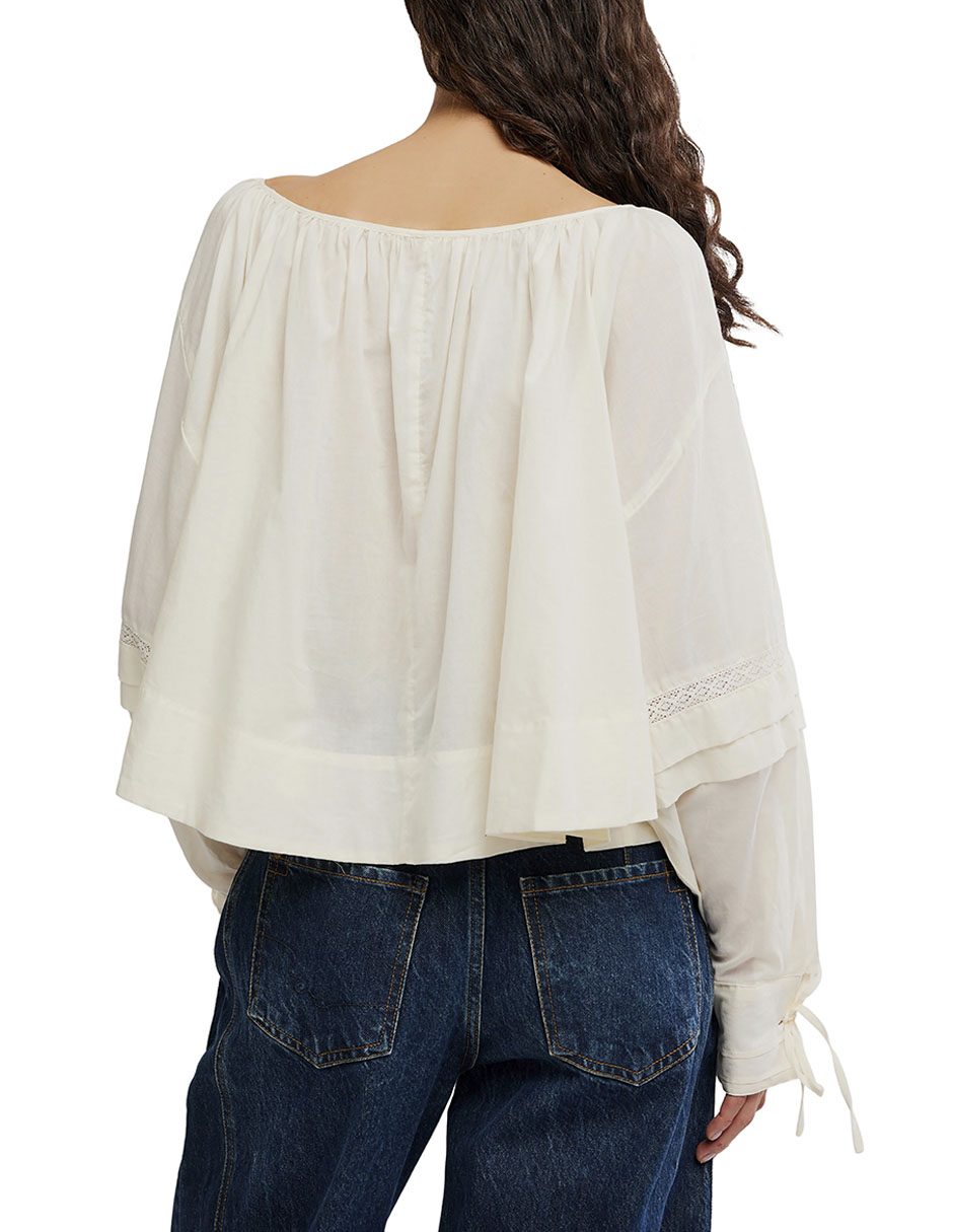 Blusa Adolfo Dominguez manga al codo para mujer 4