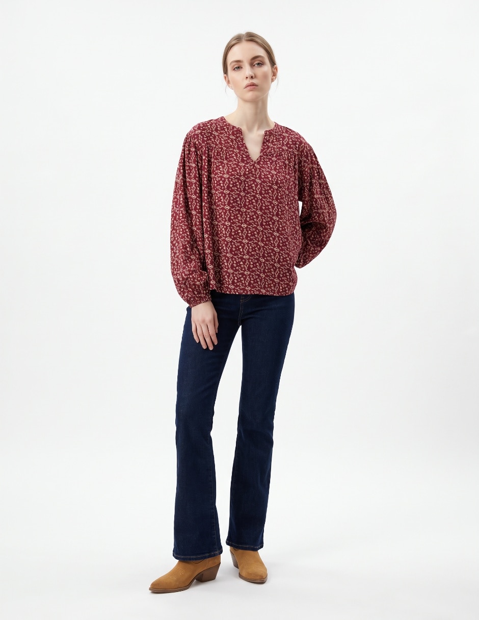 Blusa manga larga para mujer Blusa manga larga para mujer