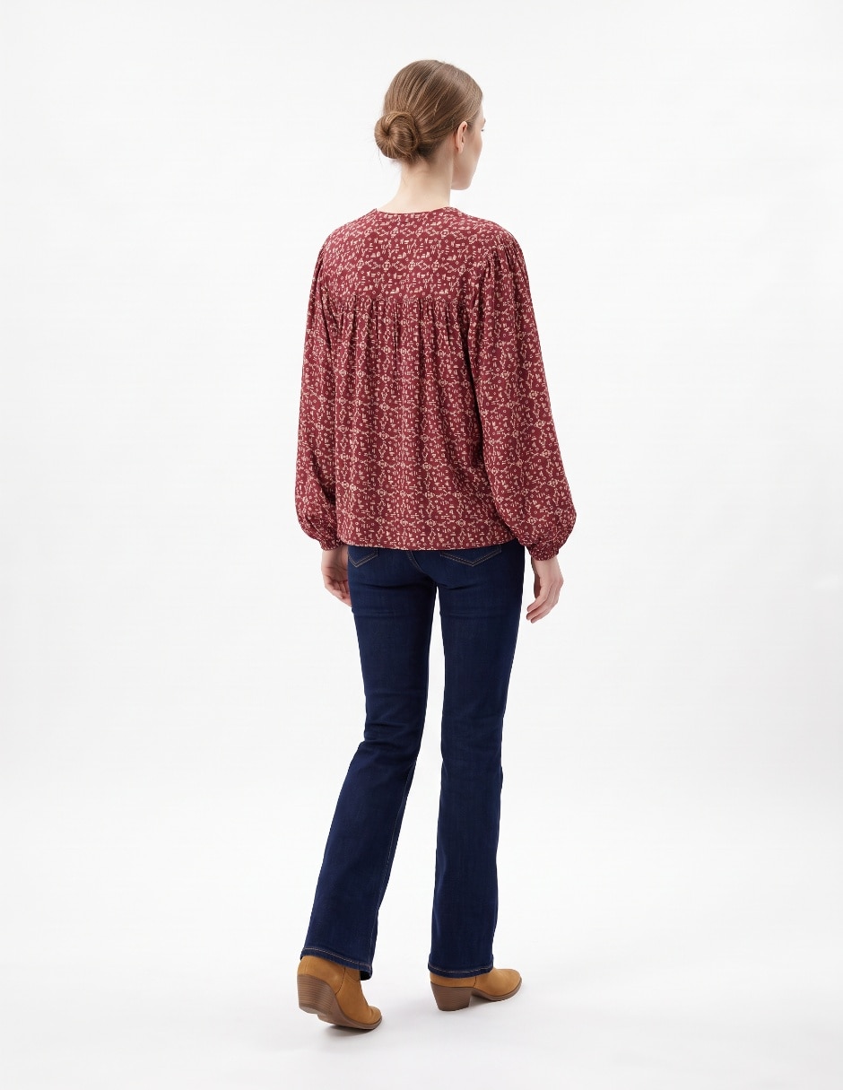 Blusa manga larga para mujer 2