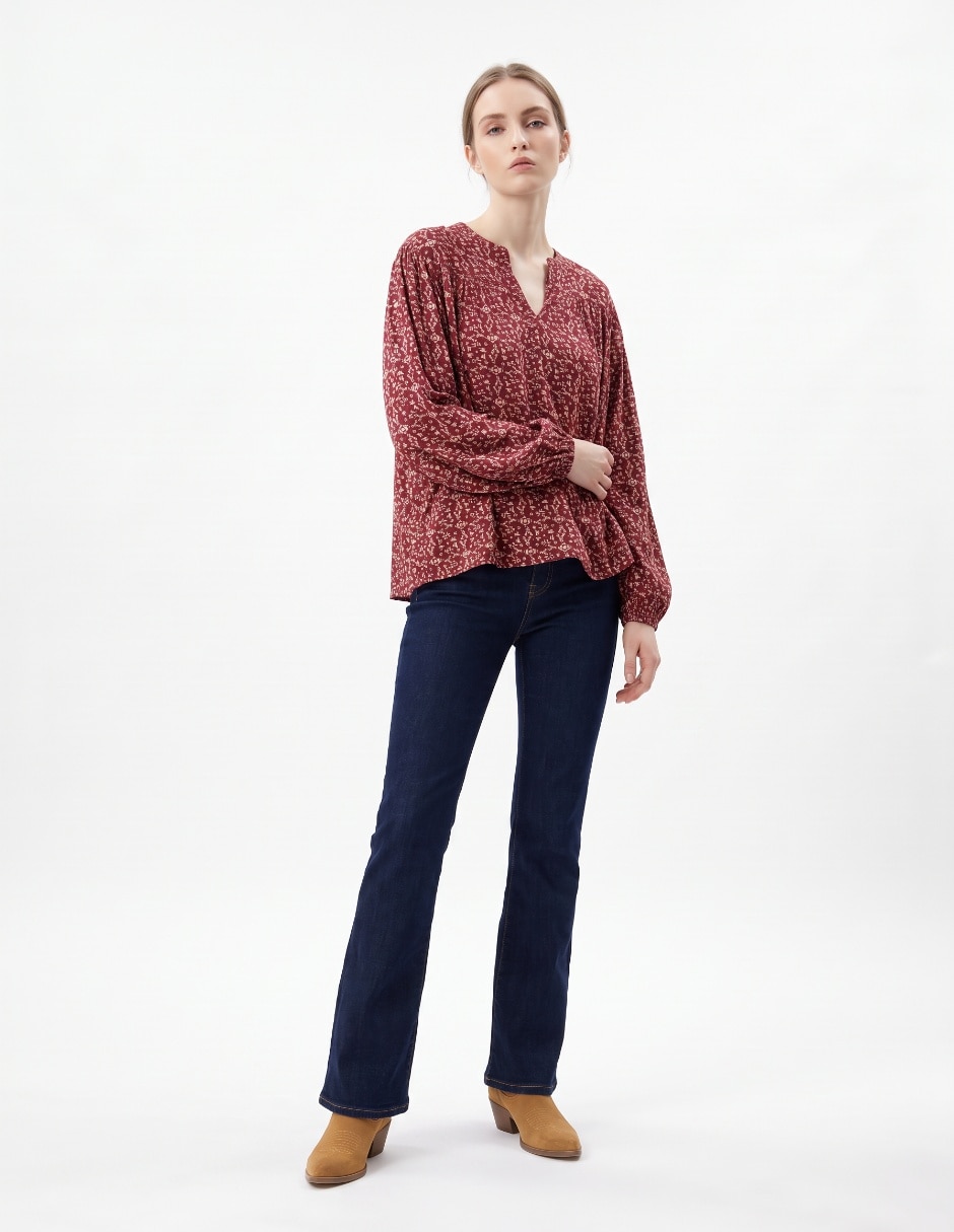 Blusa manga larga para mujer 3