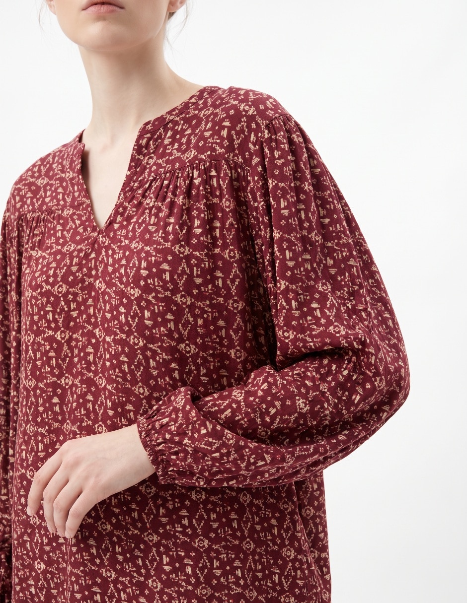 Blusa manga larga para mujer 4