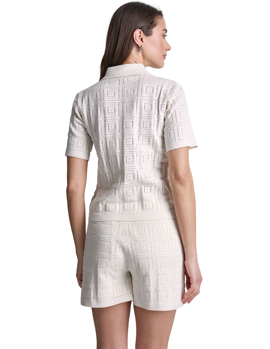 Blusa manga corta para mujer 5