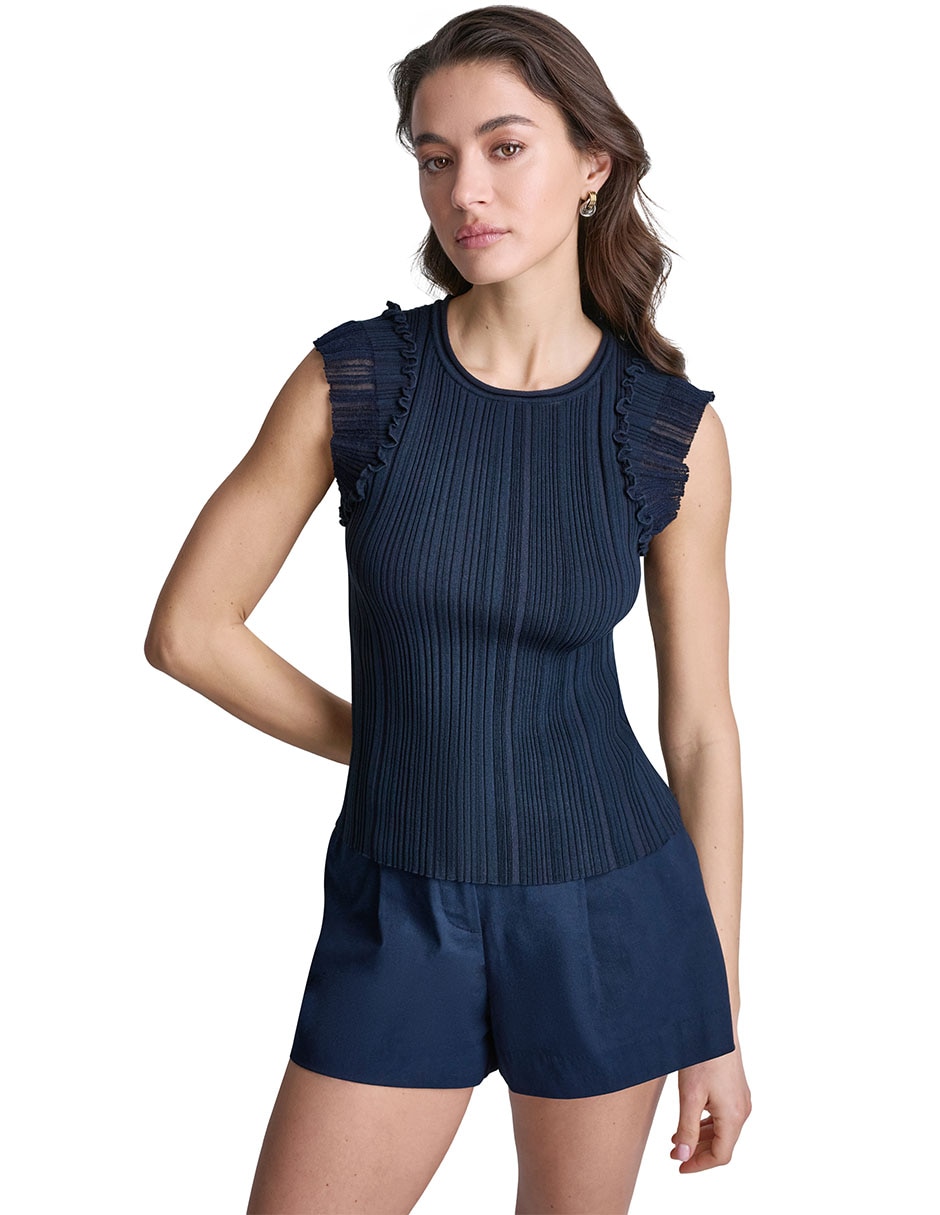 Blusa manga corta para mujer