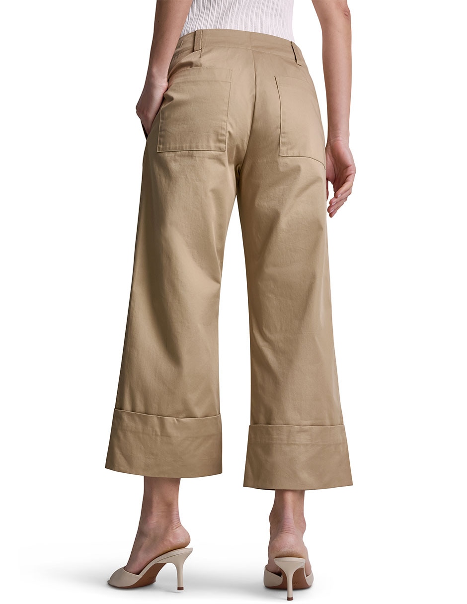 Pantalón capri amplio para mujer 2