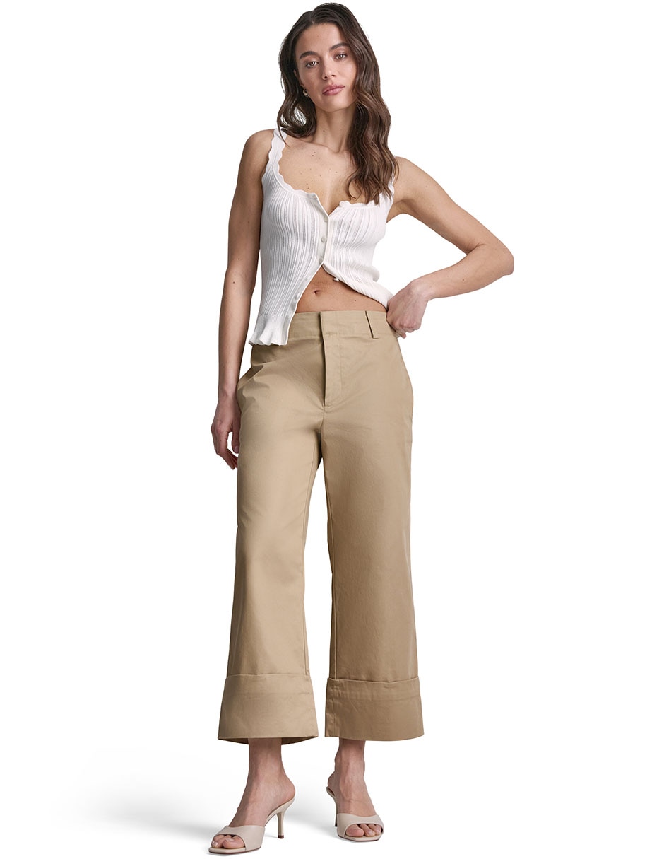 Pantalón capri amplio para mujer 3