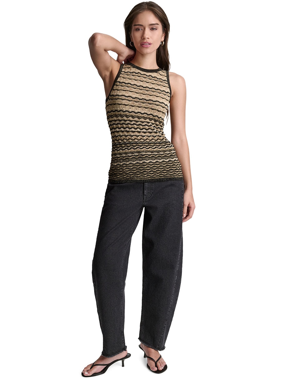 Blusa sin manga para mujer 2