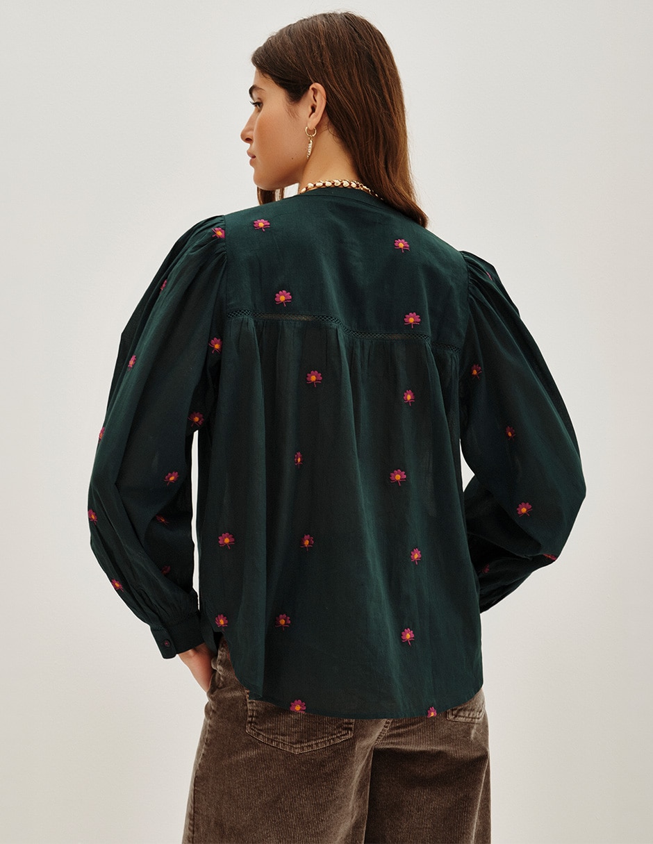 Blusa manga larga para mujer 2