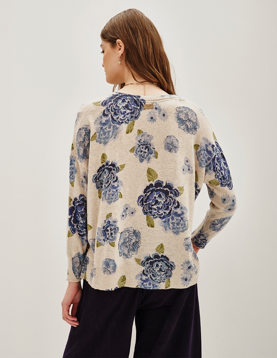 Suéter cuello redondo para mujer 3