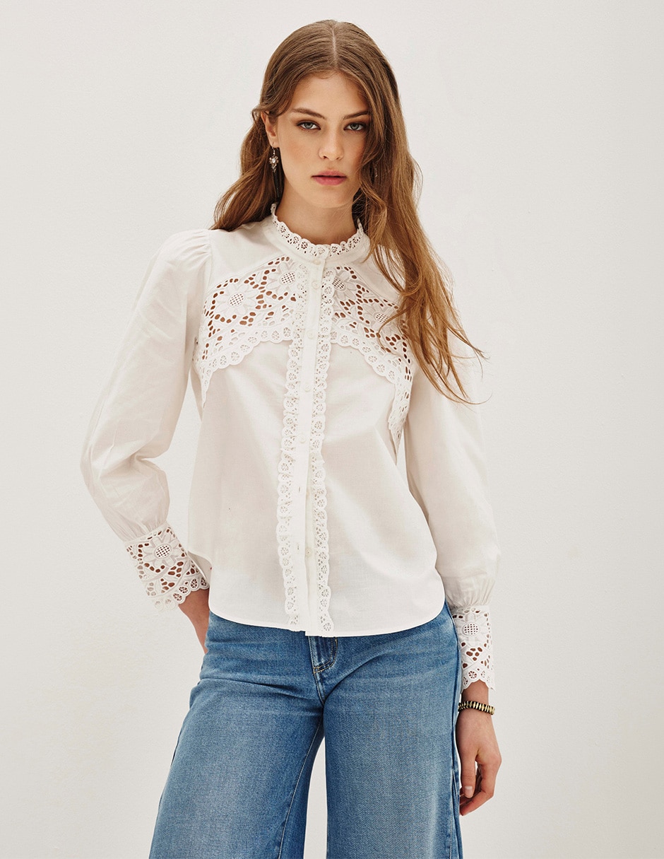 Blusa manga larga para mujer Blusa manga larga para mujer