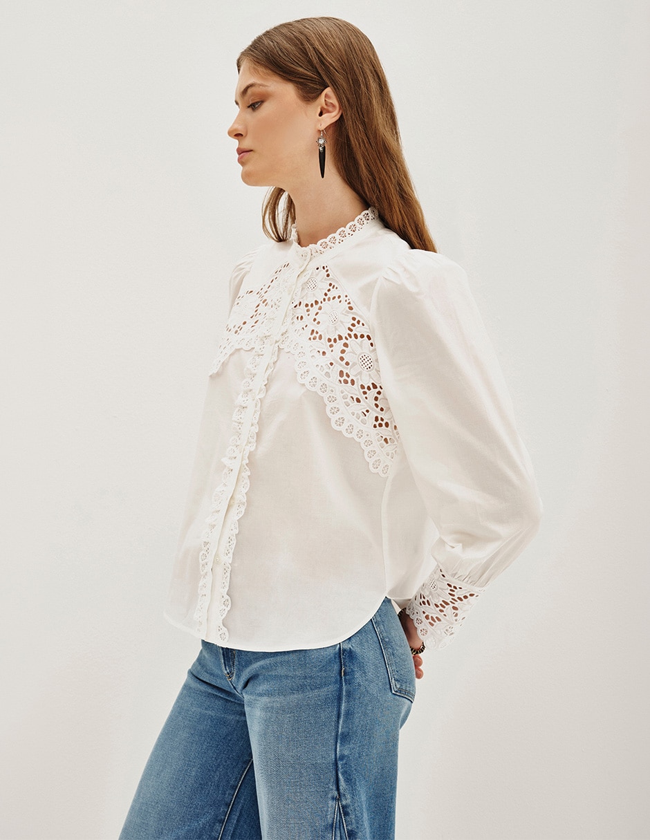 Blusa manga larga para mujer 2