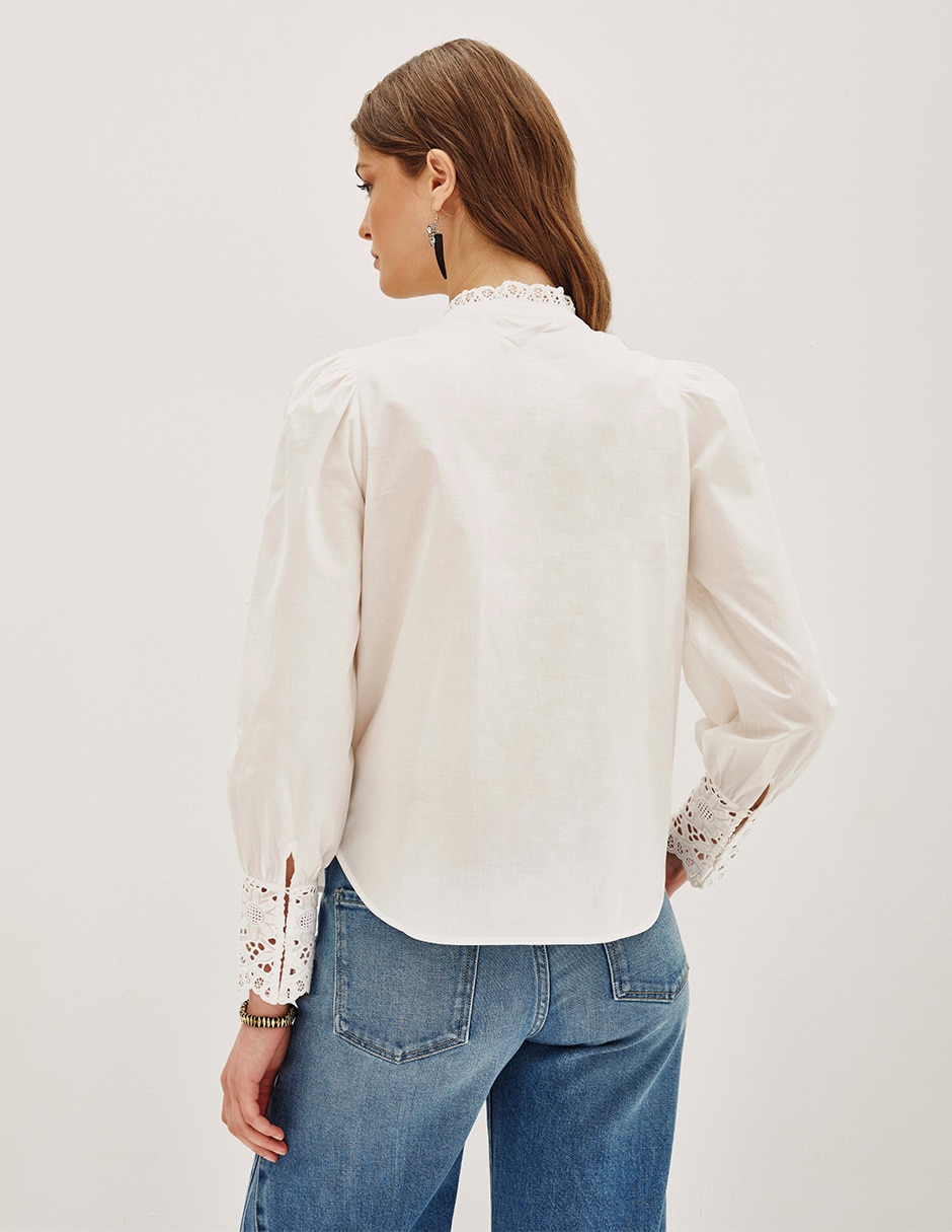 Blusa manga larga para mujer 3