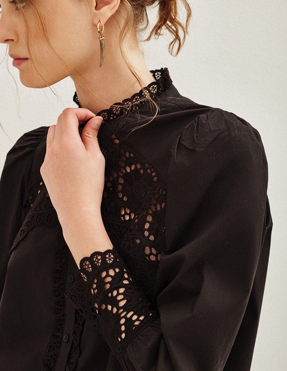 Blusa manga larga para mujer 3