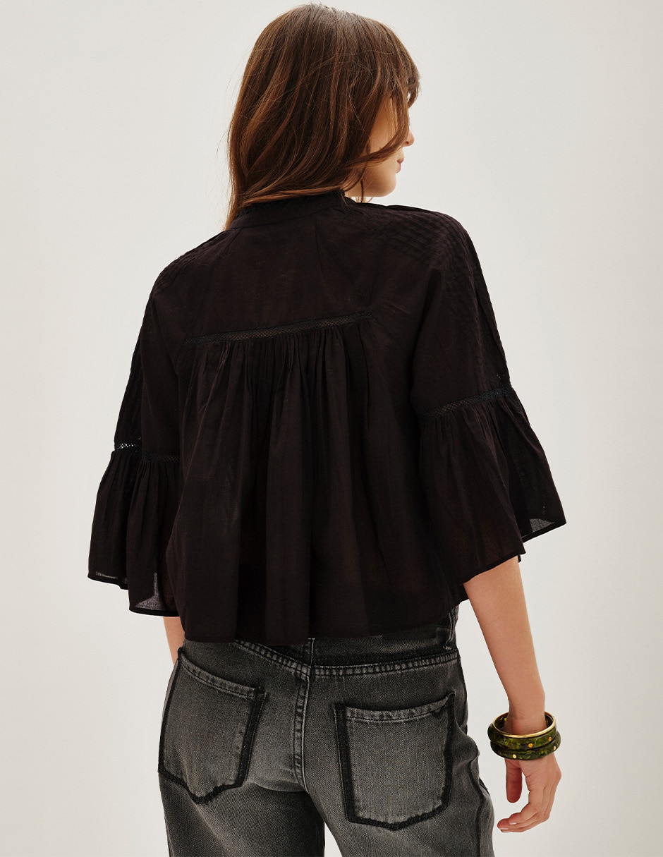 Blusa manga 3/4 para mujer 2