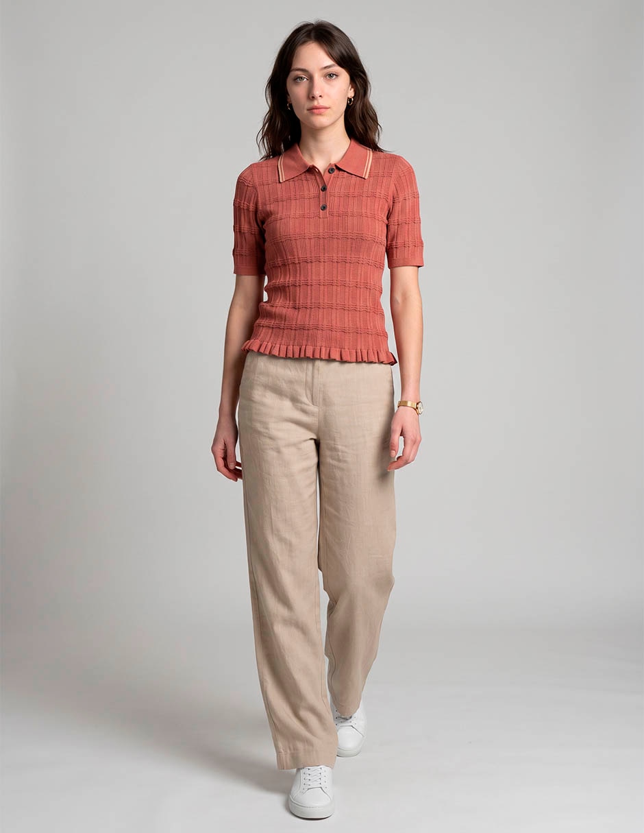 Playera tipo polo para mujer Playera tipo polo para mujer