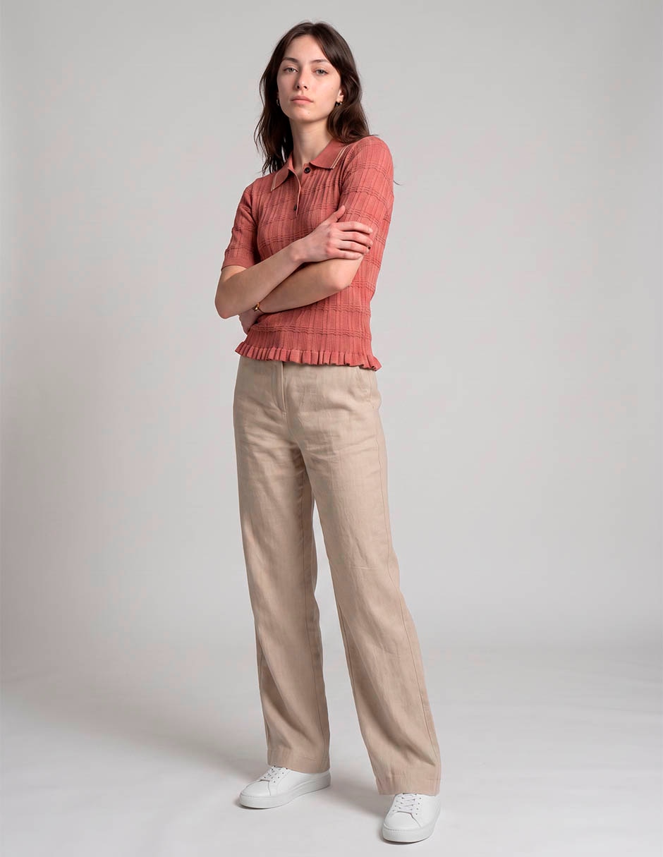 Playera tipo polo para mujer 3