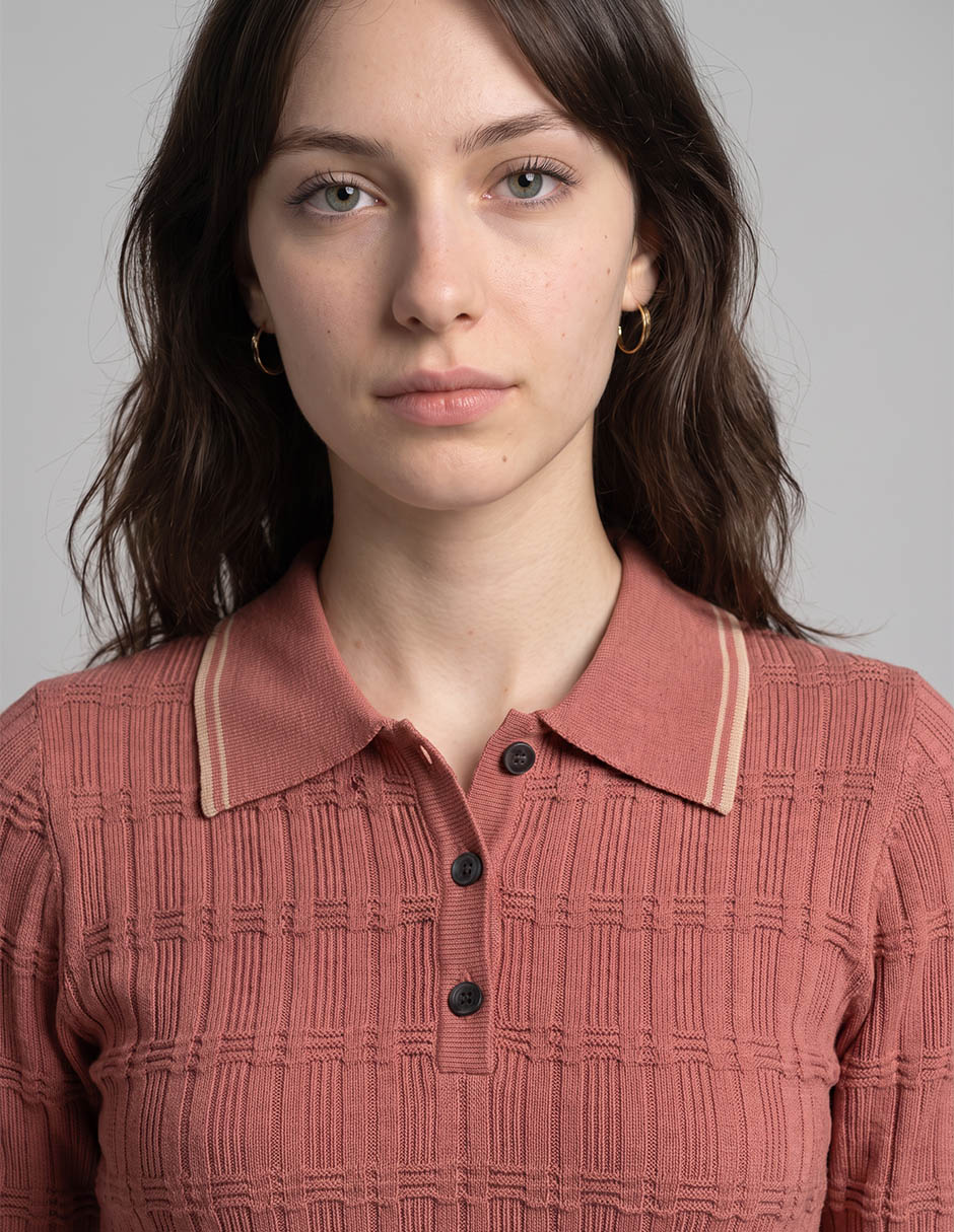 Playera tipo polo para mujer 2