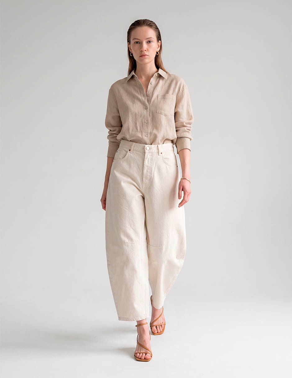 Pantalón barrel para mujer 3