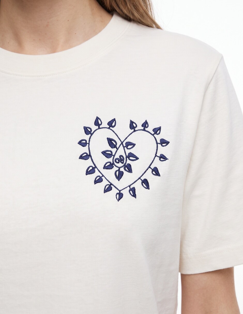 manga Corta cuello Redondo para mujer 3