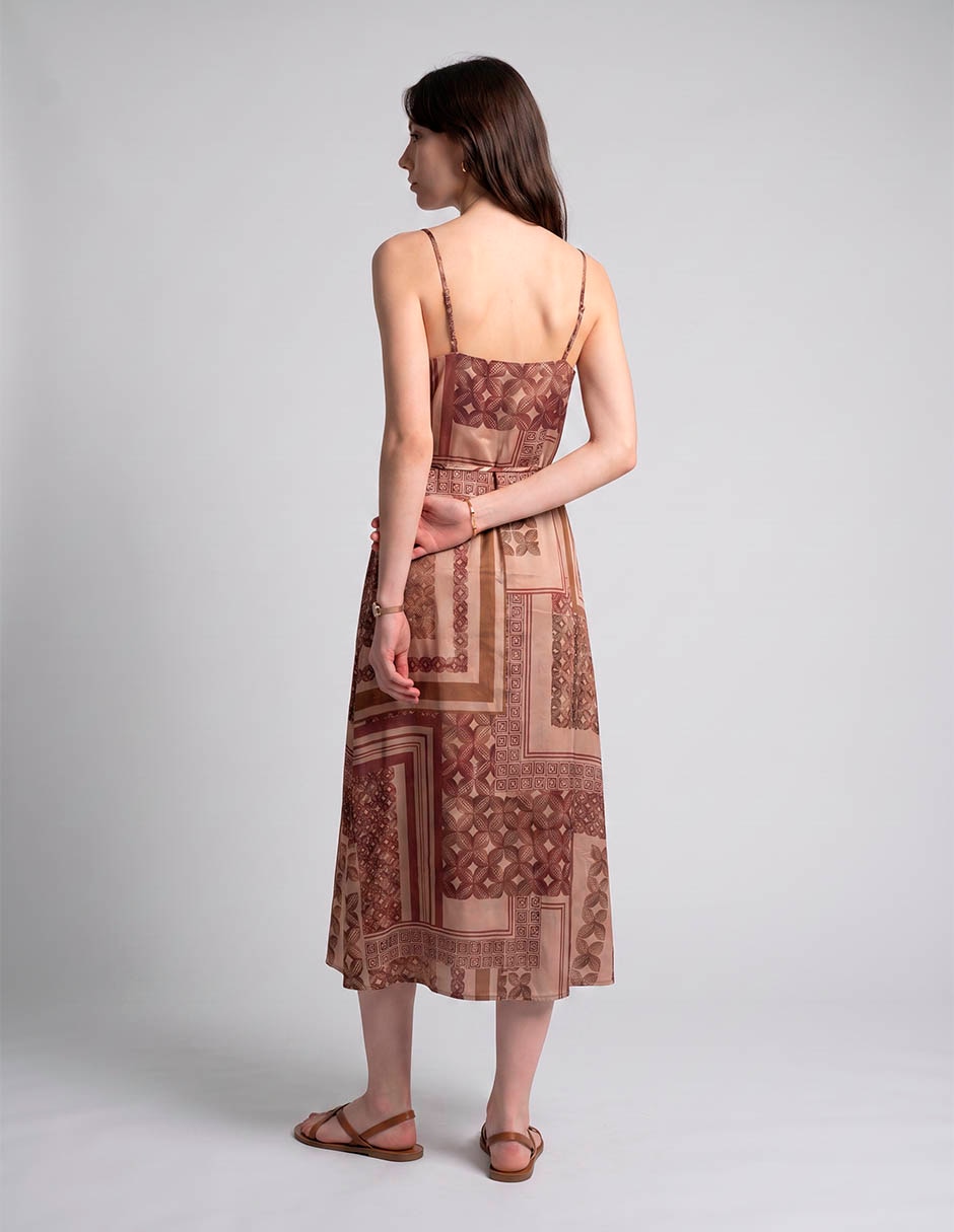 Vestido midi casual para mujer 4