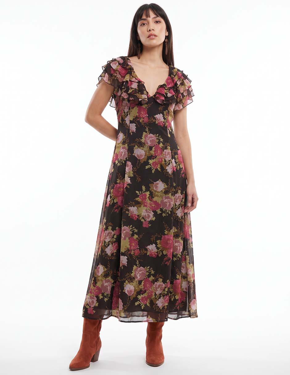 Vestido crop casual para mujer
