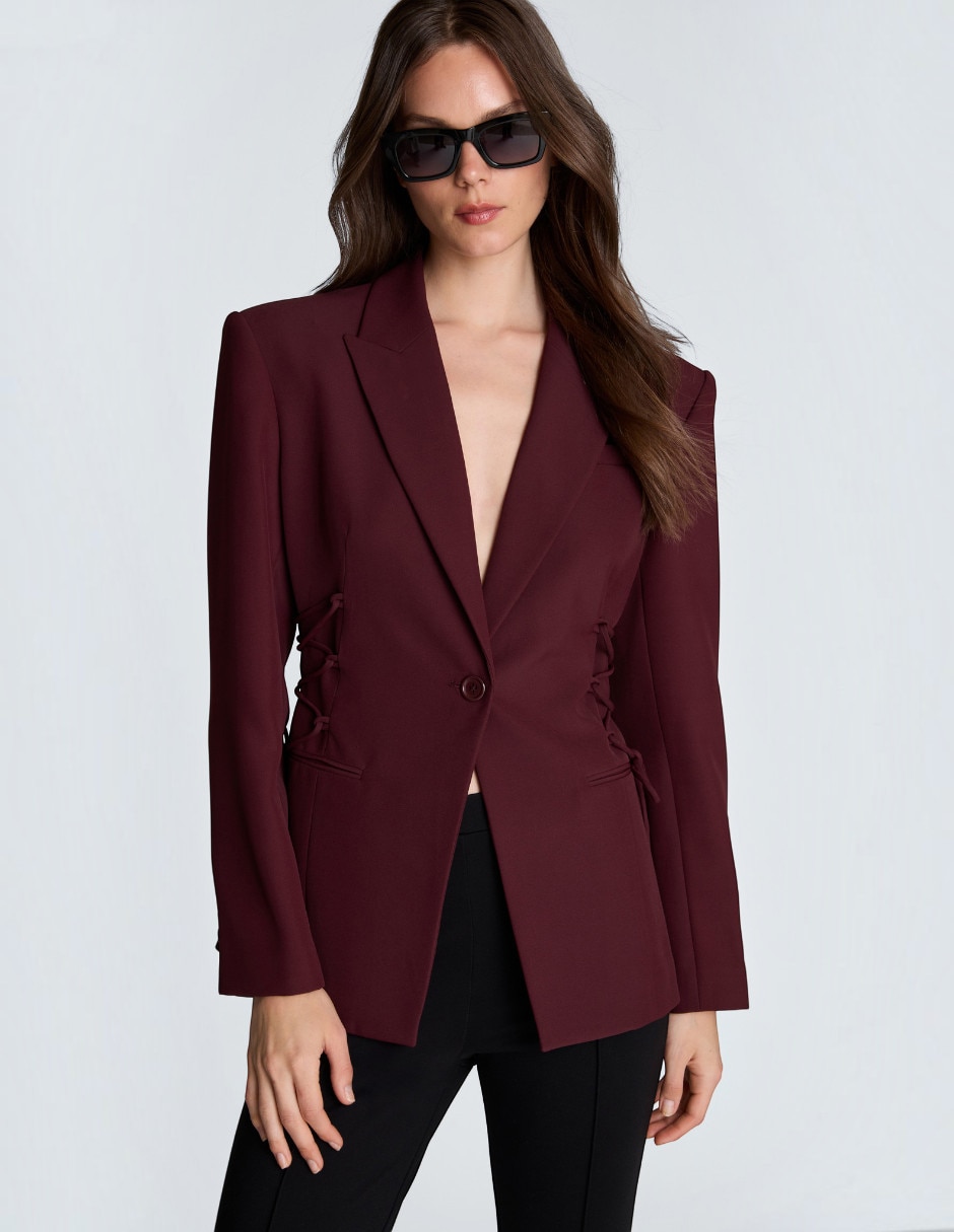 Saco sastreado casual para mujer 5
