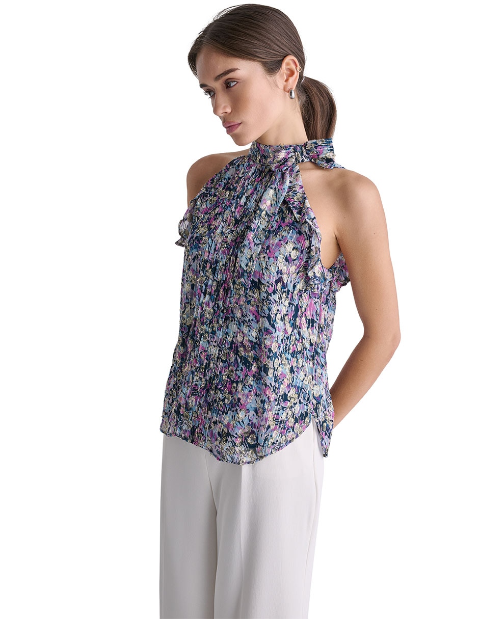 Blusa sin manga para mujer 5